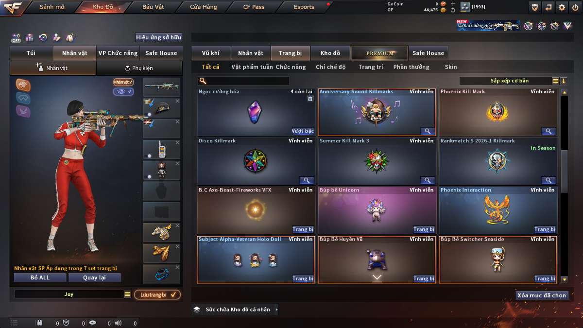 shop acc cf uy tin gia re